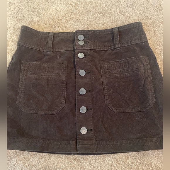 We The Free Brown Corduroy Mini Skirt - Picture 5 of 10
